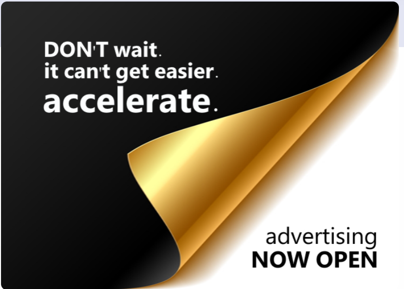 Advertising Now Open
